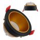 Aro circular basculante GU10-MR16 exterior negro Oculus