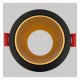 Aro circular basculante GU10-MR16 exterior negro Oculus