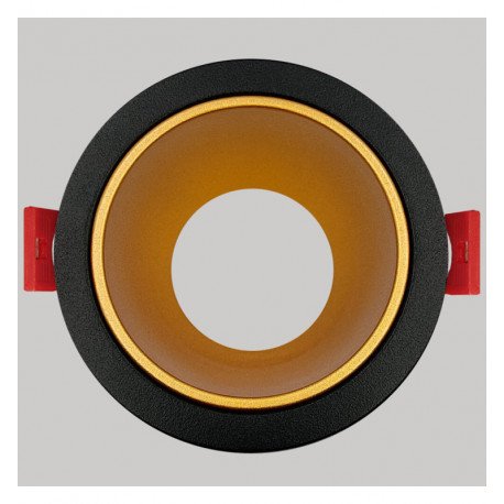 Aro circular basculante GU10-MR16 exterior negro Oculus
