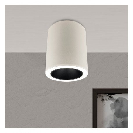 Wand-/plafondlamp led kantelbaar Oculus GU10-MR16 buiten wit