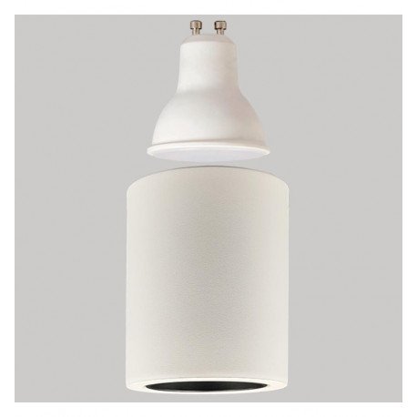 Wand-/plafondlamp led kantelbaar Oculus GU10-MR16 buiten wit