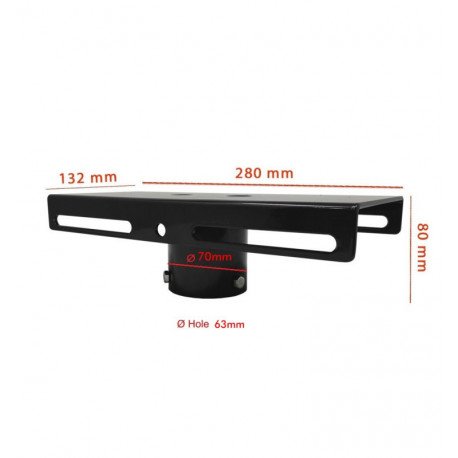 Soporte Proyectores LED para Columna de Farola 1-2 exterior