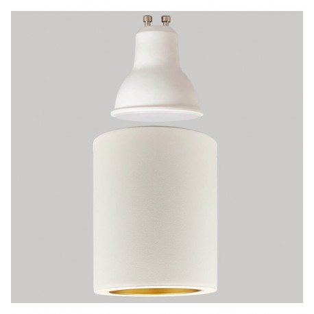 Wand-/plafondlamp led kantelbaar Oculus GU10-MR16 buiten wit
