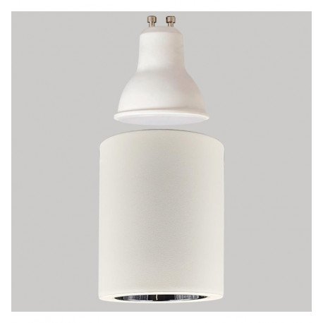 Wand-/plafondlamp led kantelbaar Oculus GU10-MR16 buiten wit