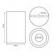 Wand-/plafondlamp led kantelbaar Oculus GU10-MR16 buiten wit