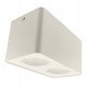 Aplique LED basculante doble GU10-MR16 exterior blanco