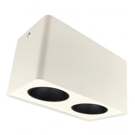 Aplique LED basculante doble GU10-MR16 exterior blanco