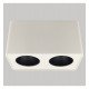 Dubbele kantelbare LED-wandlamp GU10-MR16 voor buiten wit