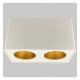 Aplique LED basculante doble GU10-MR16 exterior blanco