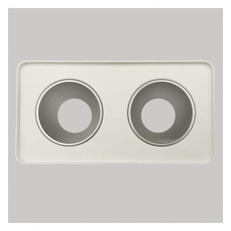 Dubbele kantelbare LED-wandlamp GU10-MR16 voor buiten wit