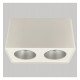 Aplique LED basculante doble GU10-MR16 exterior blanco