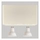 LED Wall Light Double Swivel GU10-MR16 Outdoor White