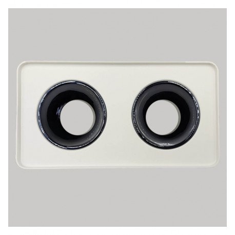 LED Wall Light Double Swivel GU10-MR16 Outdoor White