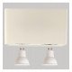 Dubbele kantelbare LED-wandlamp GU10-MR16 voor buiten wit