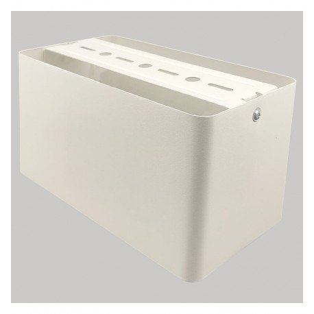 Aplique LED basculante doble GU10-MR16 exterior blanco