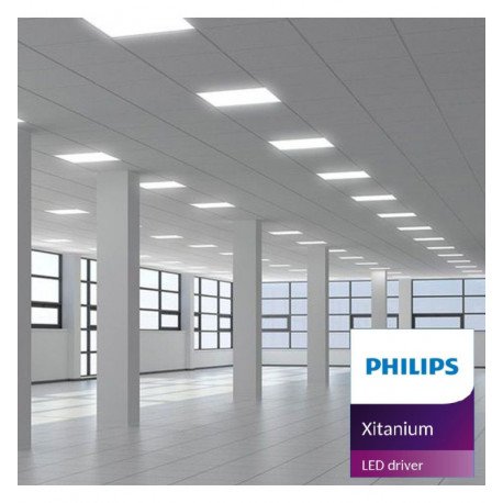 Panel LED 60x60 40W slim frame regulable 1-10V Philips Xitanium
