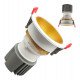 LED Downlight 15W Tilting Oculus White CRI+92 UGR13