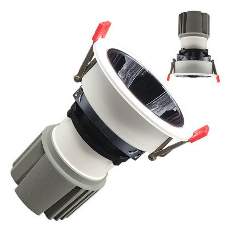 Inbouw downlight led 15W kantelbaar Oculus wit CRI+92 UGR13