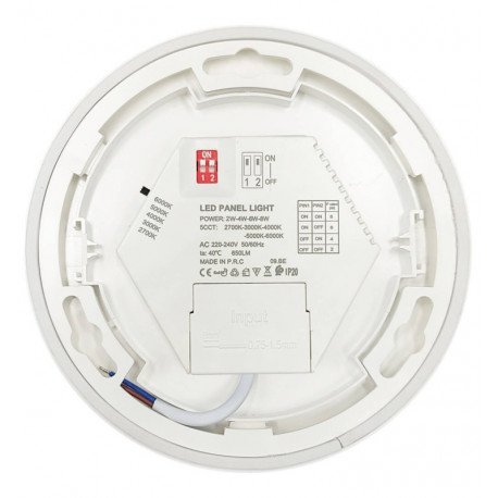 Downlight LED circular BONN 8W ajustable 5CCT IP44