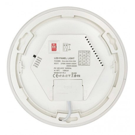LED Downlight Circular BONN 12W Adjustable 5CCT IP44