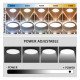 LED Downlight Circular BONN Black 18W Adjustable 5CCT IP44