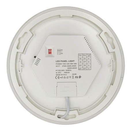 Downlight LED circular BONN 18W ajustable 5CCT IP44