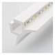 Ledstrip sierlijst polystyreen dubbele boog licht 2 m