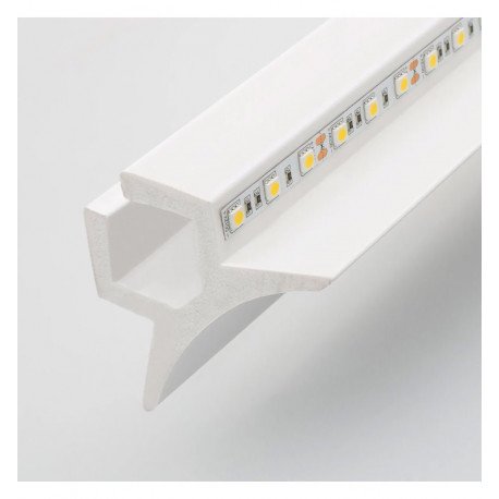 Ledstrip sierlijst polystyreen dubbele boog licht 2 m
