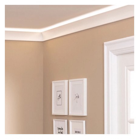 Elips LED-moldure van polystyreen (2 m) voor indirecte verlichting