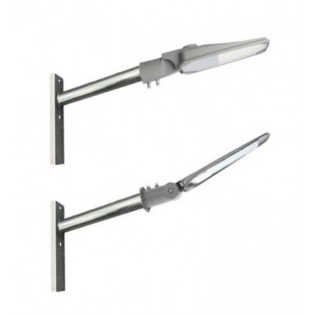 LED Street Light Pole Mount Bracket Galvanized Steel 100cm