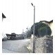 LED Street Light Pole Mount Bracket Galvanized Steel 100cm