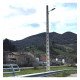 Steun led-straatverlichting 100 cm gegalvaniseerd staal
