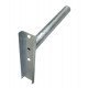 Steun led-straatverlichting 100 cm gegalvaniseerd staal