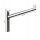 Steun led-straatverlichting 100 cm gegalvaniseerd staal