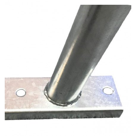 LED Street Light Pole Mount Bracket Galvanized Steel 100cm