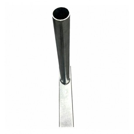 Soporte farola LED acero galvanizado 100cm para columna y pared