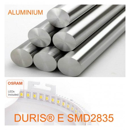 Panel LED circular 20W con aro convertidor OSRAM